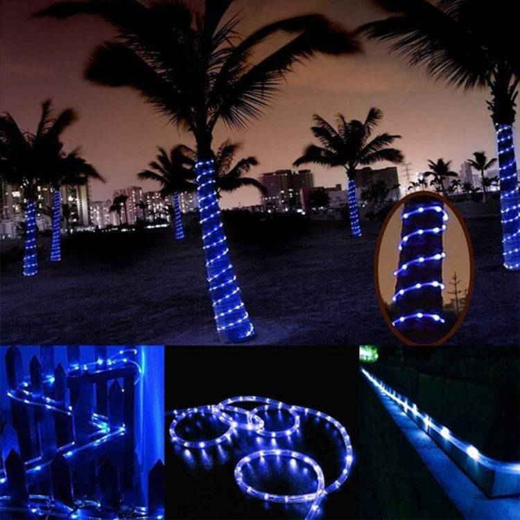 แผงโซล่าเซลล์กันน้ำ 50 LED, 5m 50LED Blue Light, 5m 50LED White Light, 5m 50LED Warm White
