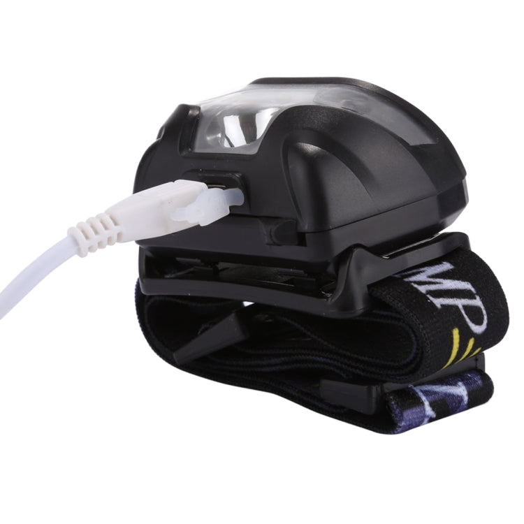 เซ็นเซอร์จับความเคลื่อนไหวร่างกายการชาร์จ USB ขนาดเล็กกลางแจ้ง 140LM พร้อมสาย USB สำหรับการวิ่ง / ตกปลา