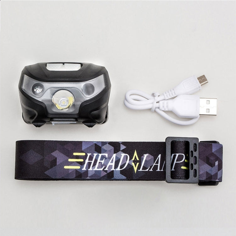 เซ็นเซอร์จับความเคลื่อนไหวร่างกายการชาร์จ USB ขนาดเล็กกลางแจ้ง 140LM พร้อมสาย USB สำหรับการวิ่ง / ตกปลา