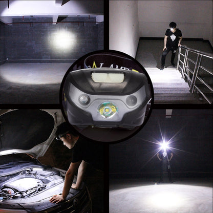 เซ็นเซอร์จับความเคลื่อนไหวร่างกายการชาร์จ USB ขนาดเล็กกลางแจ้ง 140LM พร้อมสาย USB สำหรับการวิ่ง / ตกปลา