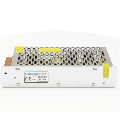 SOMPOM S-150-5 150W 5V 30A Switching Driver LED Light Strip จอแสดงผลหน้าจอแสง Monitor แหล่งจ่ายไฟ, 150W 5V/30A