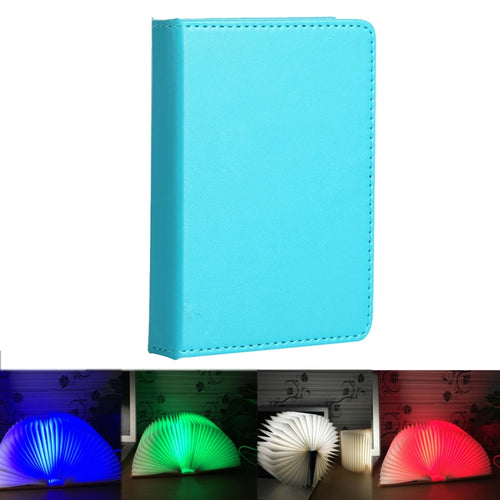 Creative Portable USB ชาร์จไฟกลางคืนขนาดเล็ก, Small Size PU Material (Blue)