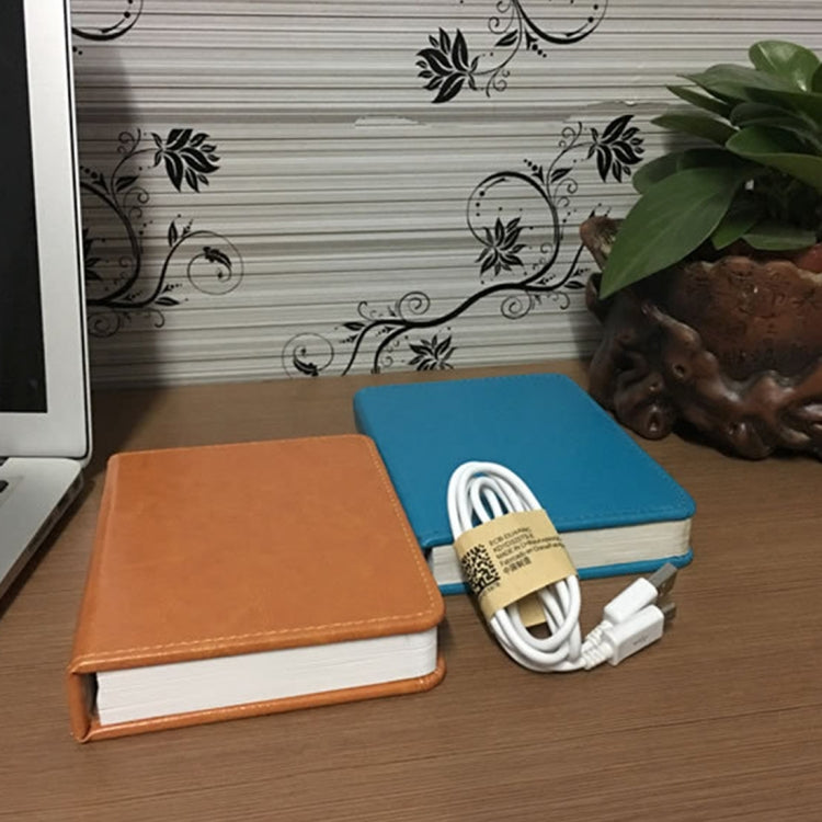 Creative Portable USB ชาร์จไฟกลางคืนขนาดเล็ก, Small Size PU Material (Blue)