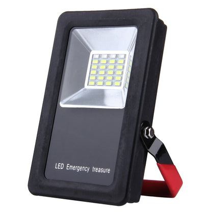 ไฟ LED 24 ดวง SMD5730 2400LM 6000-6500K ไฟเตือนไฟกระพริบสีแดงและสีน้ำเงินแบบพกพาพร้อมตัวยึด, 30W/2400LM 6000-6500K