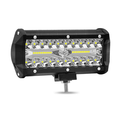 7 นิ้ว 30W 3000LM 6000K LED Strip โคมไฟทำงาน Refit Off-road รถหลังคา Strip Light, 7 inch 120W