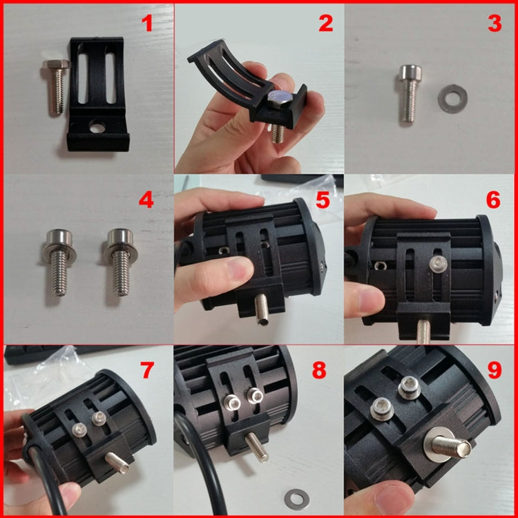 7 นิ้ว 30W 3000LM 6000K LED Strip โคมไฟทำงาน Refit Off-road รถหลังคา Strip Light, 7 inch 120W
