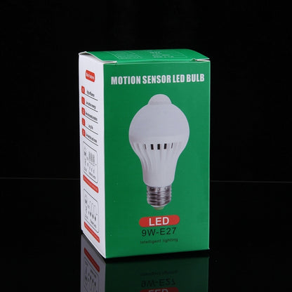 ระยะเซนเซอร์: 4-6 ม., AC 85-265V, E27 9W White Light, E27 9W Warm White