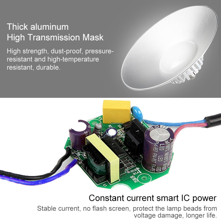 50W คลังสินค้าการประชุมเชิงปฏิบัติการโรงงาน LED โคมไฟการขุดแสงป้องกันการระเบิด, ตะขอโดยไม่ต้องโซ่วิศวกรรมรุ่น, 50W, Engineering Version