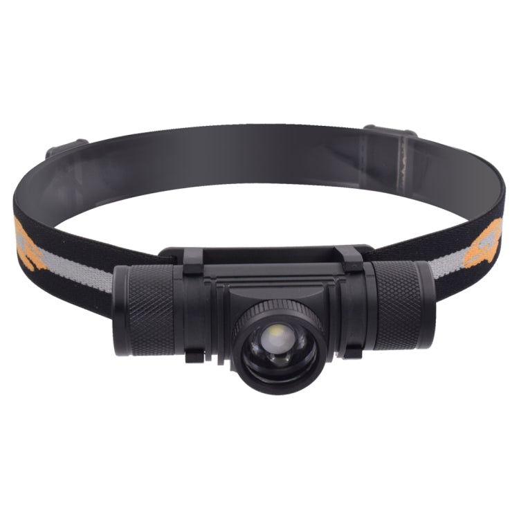 การชาร์จ USB 1200 LM หมุนโฟกัสไฟหน้า LED กลางแจ้ง, D20