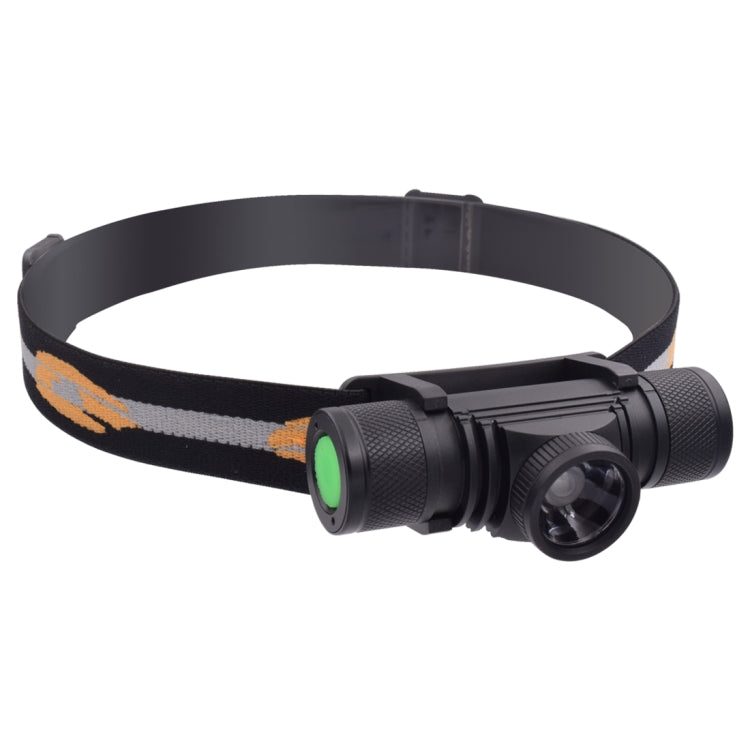 การชาร์จ USB 1200 LM หมุนโฟกัสไฟหน้า LED กลางแจ้ง, D20