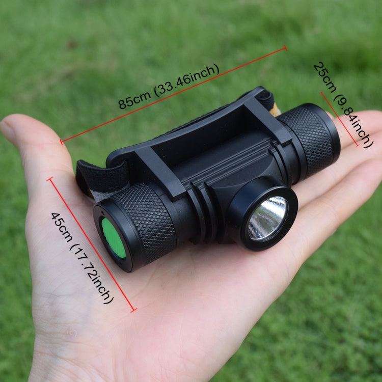 การชาร์จ USB 1200 LM หมุนโฟกัสไฟหน้า LED กลางแจ้ง, D20