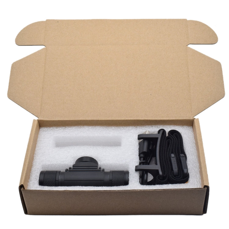 การชาร์จ USB 1200 LM หมุนโฟกัสไฟหน้า LED กลางแจ้ง, D20