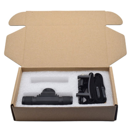 การชาร์จ USB 1200 LM หมุนโฟกัสไฟหน้า LED กลางแจ้ง, D20