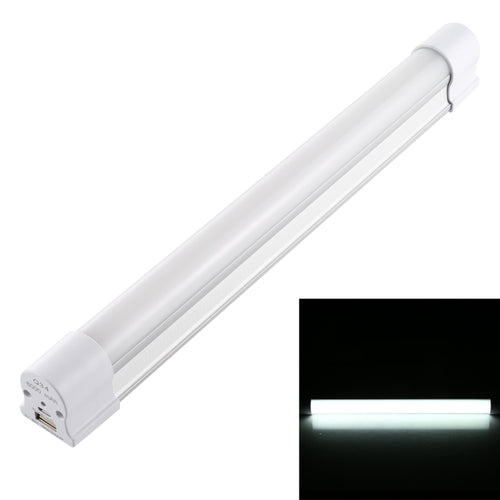 Q34 34 ซม. สีขาว + สีแดง USB LED Strip Light แบบพกพา 5V 650mA 5500-6500K พร้อมสวิตช์, 34cm