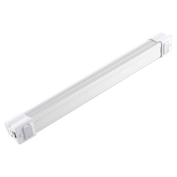 Q34 34 ซม. สีขาว + สีแดง USB LED Strip Light แบบพกพา 5V 650mA 5500-6500K พร้อมสวิตช์, 34cm