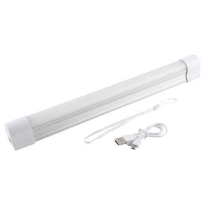 Q34 34 ซม. สีขาว + สีแดง USB LED Strip Light แบบพกพา 5V 650mA 5500-6500K พร้อมสวิตช์, 34cm