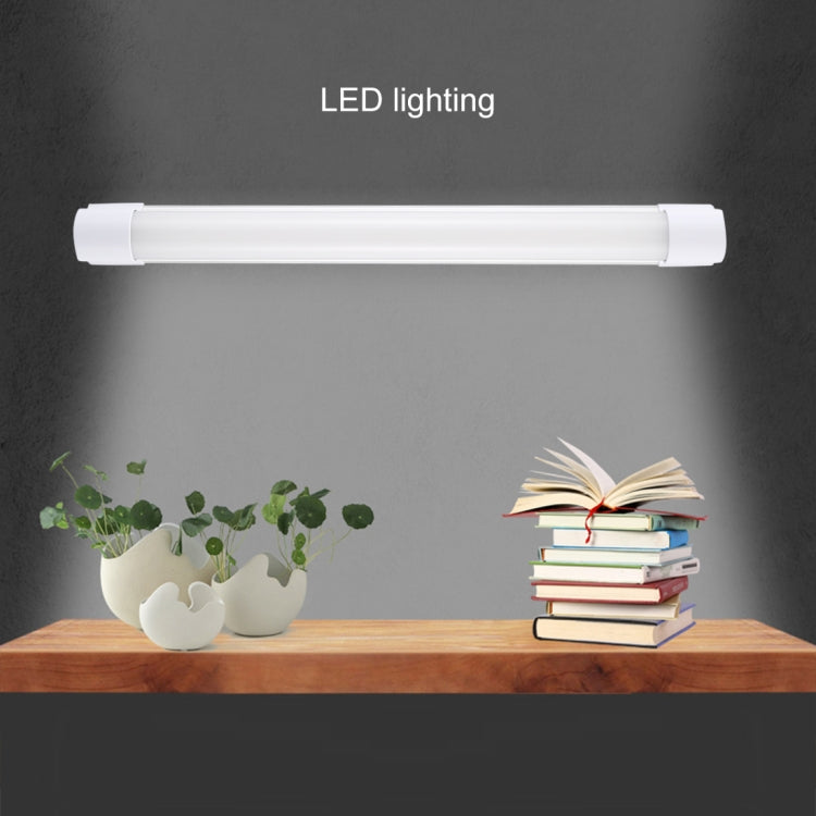 Q34 34 ซม. สีขาว + สีแดง USB LED Strip Light แบบพกพา 5V 650mA 5500-6500K พร้อมสวิตช์, 34cm