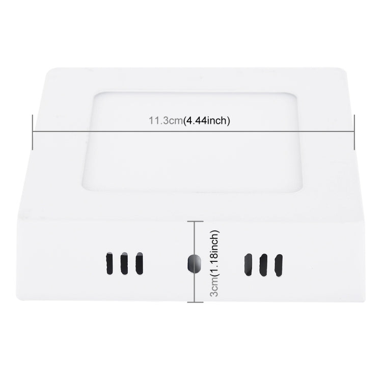 ไฟ LED 12 ซม. 30 ดวง SMD 2835, AC 85-265V, 6W Warm White Light