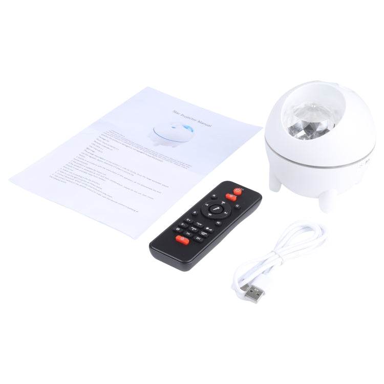 5W USB Airborne Starry Sky Projection ไฟ LED พร้อมรีโมทคอนโทรล