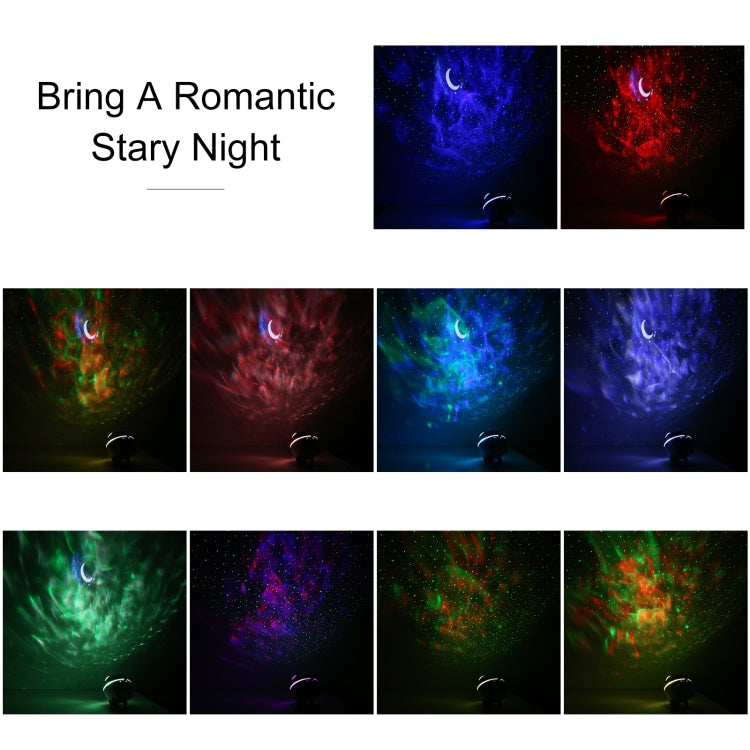 5W USB Airborne Starry Sky Projection ไฟ LED พร้อมรีโมทคอนโทรล