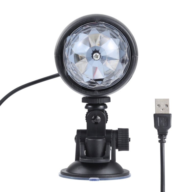 หลอดไฟ LED เวทีโรตารีสีสันสดใส 3W USB