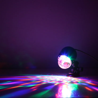 หลอดไฟ LED เวทีโรตารีสีสันสดใส 3W USB