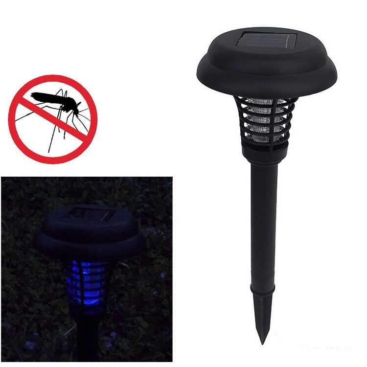 LED พลังงานแสงอาทิตย์ยุง Pest Killer ฟาร์มไฟสนามหญ้าโคมไฟแนวนอน IP44 กันน้ำ
