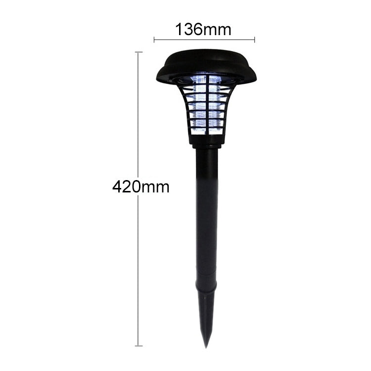 LED พลังงานแสงอาทิตย์ยุง Pest Killer ฟาร์มไฟสนามหญ้าโคมไฟแนวนอน IP44 กันน้ำ