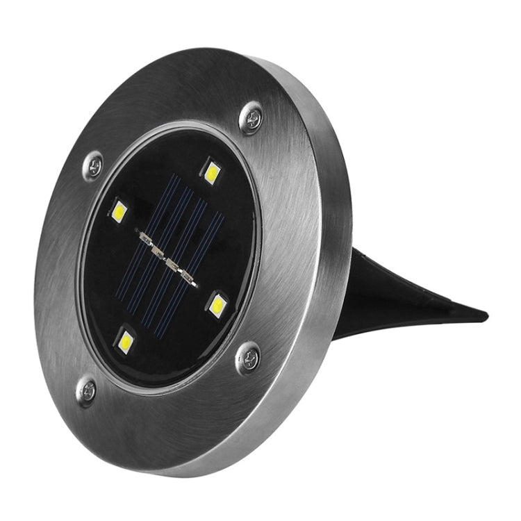 SMD 5050 โคมไฟใต้พื้นดินเส้นทางกลางแจ้งสวนพื้นระเบียงไฟ LED, 4 LEDs White Light, 4 LEDs Warm White Light