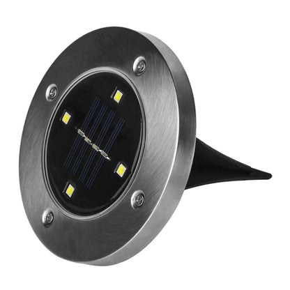 SMD 5050 โคมไฟใต้พื้นดินเส้นทางกลางแจ้งสวนพื้นระเบียงไฟ LED, 4 LEDs White Light, 4 LEDs Warm White Light