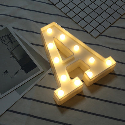 ไฟ LED วันหยุดแบบแขวนสีขาวนวลแบบใช้พลังงานจากแบตเตอรี่แห้ง, A, N, B, O, C, P, D, Q, E, R, F, G, T, U, I, V, J, W, K, X, L, M, Z