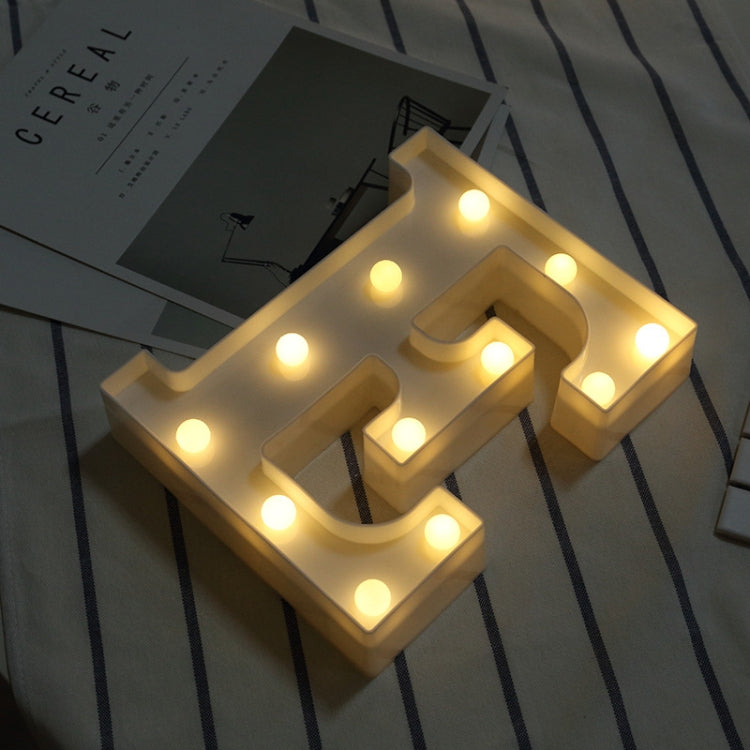 ไฟ LED วันหยุดแบบแขวนสีขาวนวลแบบใช้พลังงานจากแบตเตอรี่แห้ง, A, N, B, O, C, P, D, Q, E, R, F, G, T, U, I, V, J, W, K, X, L, M, Z