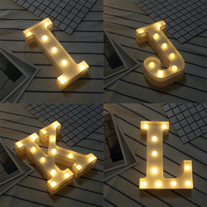 ไฟ LED วันหยุดแบบแขวนสีขาวนวลแบบใช้พลังงานจากแบตเตอรี่แห้ง, A, N, B, O, C, P, D, Q, E, R, F, G, T, U, I, V, J, W, K, X, L, M, Z