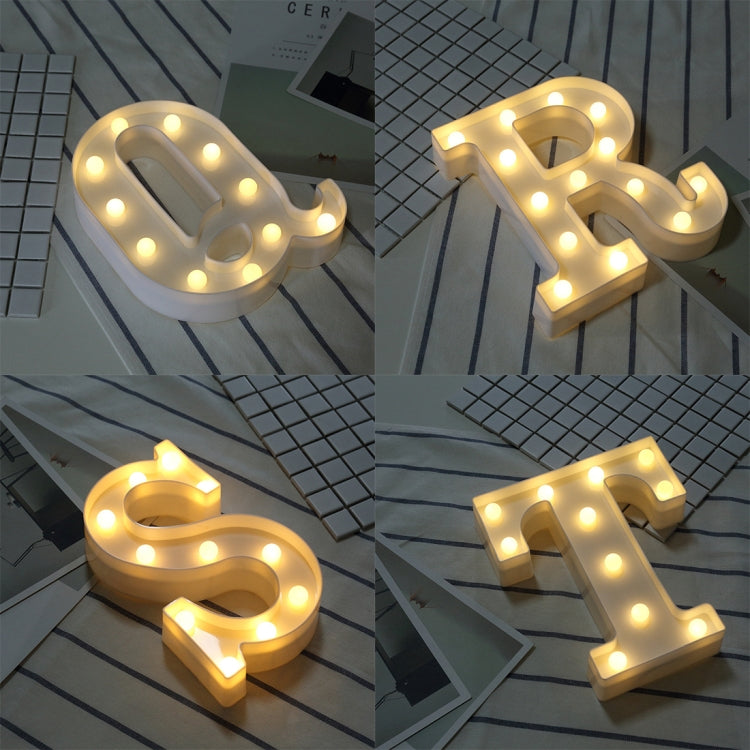 ไฟ LED วันหยุดแบบแขวนสีขาวนวลแบบใช้พลังงานจากแบตเตอรี่แห้ง, A, N, B, O, C, P, D, Q, E, R, F, G, T, U, I, V, J, W, K, X, L, M, Z