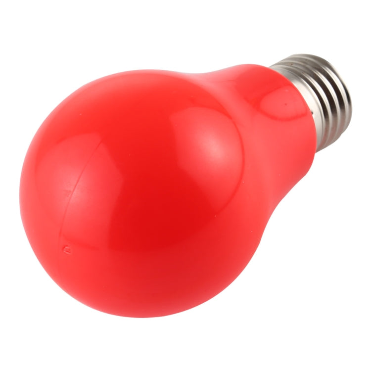 7W E27 2835 8LEDs หลอดประหยัดไฟ LED ปราศจากการสั่นไหว, สีอ่อน: ไฟแดง, AC 85-265V, 7W