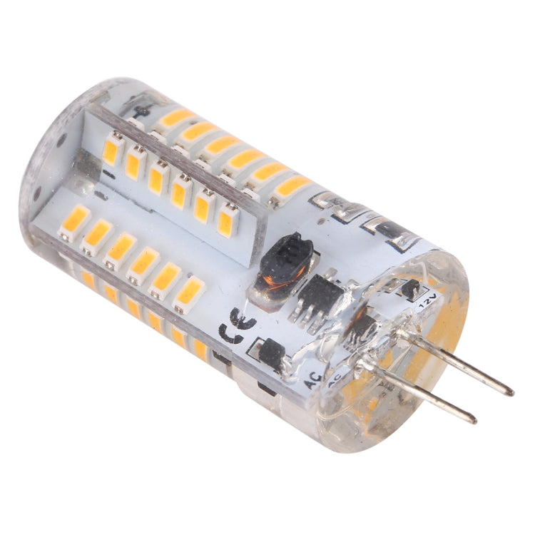 G4 2800-3200K 200LM 57LEDs ไฟ LED ข้าวโพดซิลิโคน, 3014 SMD, สีอ่อน: สีขาวนวล, AC / DC 12-16V, 2800-3200K