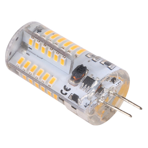 G4 2800-3200K 200LM 57LEDs ไฟ LED ข้าวโพดซิลิโคน, 3014 SMD, สีอ่อน: สีขาวนวล, AC / DC 12-16V, 2800-3200K