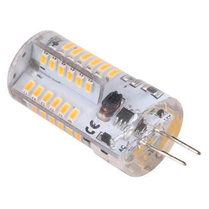 G4 2800-3200K 200LM 57LEDs ไฟ LED ข้าวโพดซิลิโคน, 3014 SMD, สีอ่อน: สีขาวนวล, AC / DC 12-16V, 2800-3200K