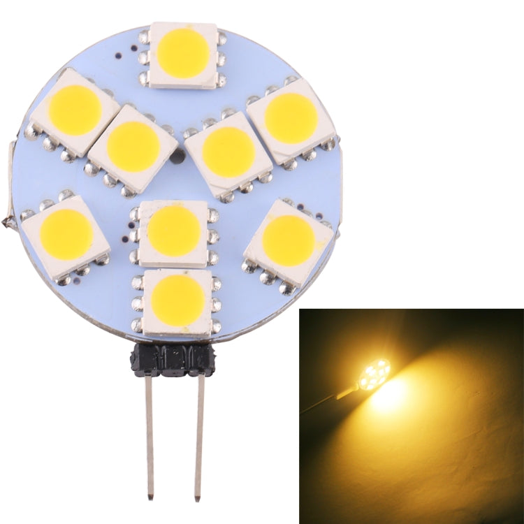 G9 9 LEDs SMD 5050 108LM 2800-3200K Stepless Dimming ประหยัดพลังงาน Light Pin ฐานโคมไฟหลอดไฟ, DC 12V, G9 9 LEDs SMD 5050 108LM