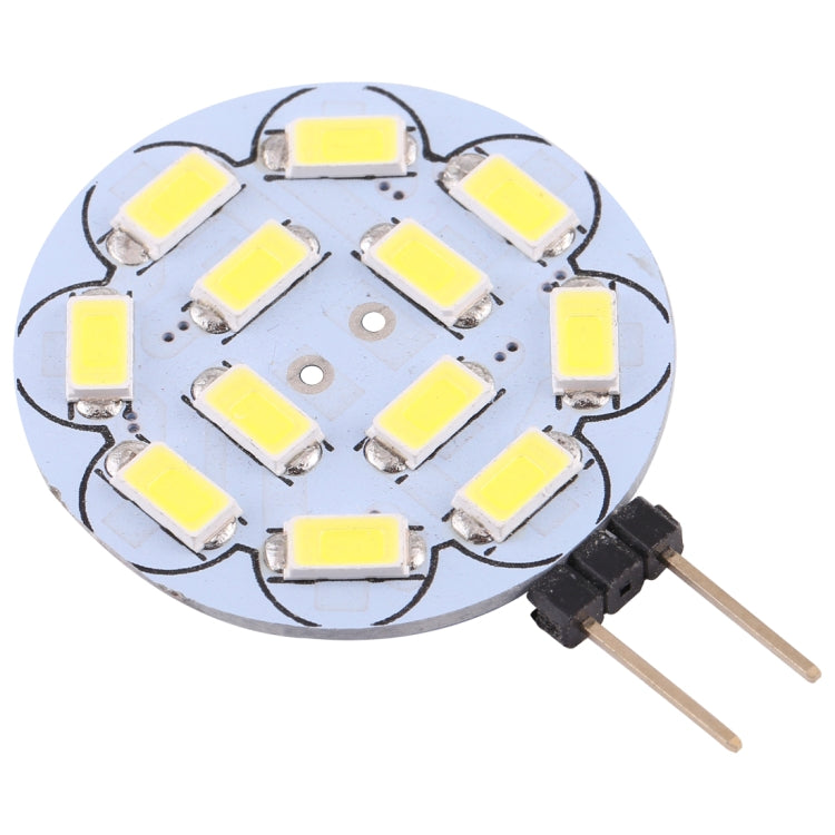 G4 12 LEDs SMD 5730 360LM 2800-3200K ทรงกลม Stepless Dimming ประหยัดพลังงาน Pin ฐานโคมไฟหลอดไฟ DC 12V, G4 12LEDs SMD 5730 360LM, G4 12 LEDs SMD 5730 360LM
