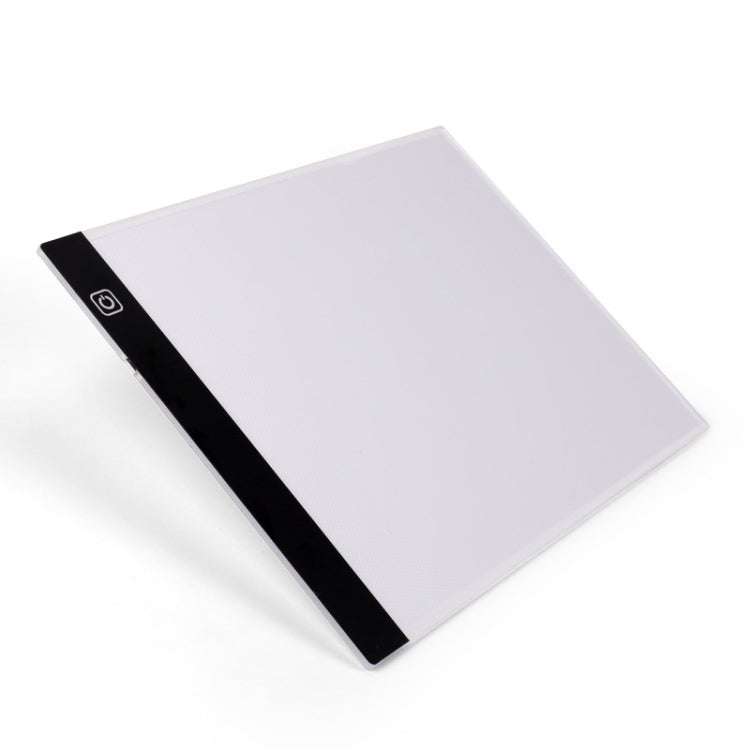 บางเฉียบขนาด A4 แบบพกพา USB LED Artcraft Tracing Light Box Copy Board สำหรับศิลปินวาด Sketching Animation และการดู X-ray, No Brightness Control