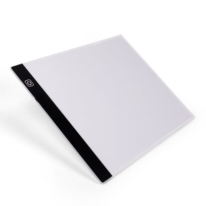 บางเฉียบขนาด A4 แบบพกพา USB LED Artcraft Tracing Light Box Copy Board สำหรับศิลปินวาด Sketching Animation และการดู X-ray, No Brightness Control