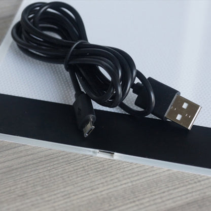 บางเฉียบขนาด A4 แบบพกพา USB LED Artcraft Tracing Light Box Copy Board สำหรับศิลปินวาด Sketching Animation และการดู X-ray, No Brightness Control