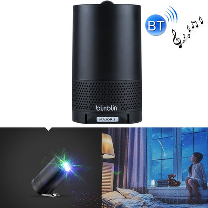 Blinblin Major 1 6W ชาร์จ USB แบบพกพา RGB เลเซอร์โปรเจคเตอร์ลำโพงเสียงสเตอริโอ Bluetooth