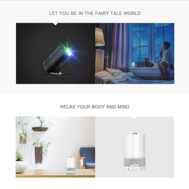 Blinblin Major 1 6W ชาร์จ USB แบบพกพา RGB เลเซอร์โปรเจคเตอร์ลำโพงเสียงสเตอริโอ Bluetooth