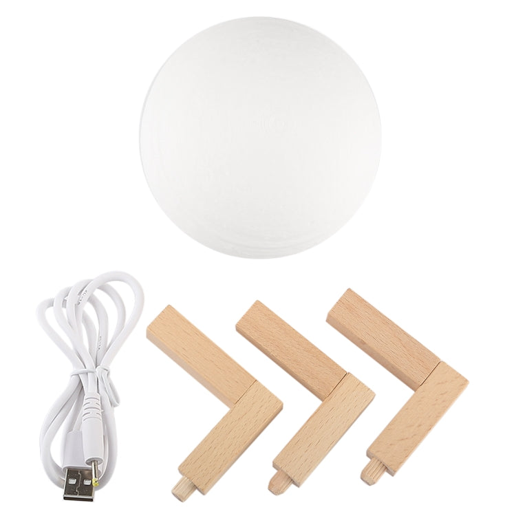 การชาร์จ USB ไฟกลางคืน LED ประหยัดพลังงาน 2 สีพร้อมฐานยึดไม้, Touch Control 2-Color(10cm)