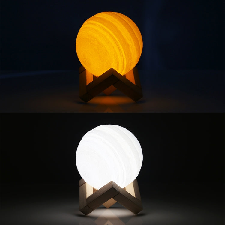 การชาร์จ USB ไฟกลางคืน LED ประหยัดพลังงาน 2 สีพร้อมฐานยึดไม้, Touch Control 2-Color(10cm)