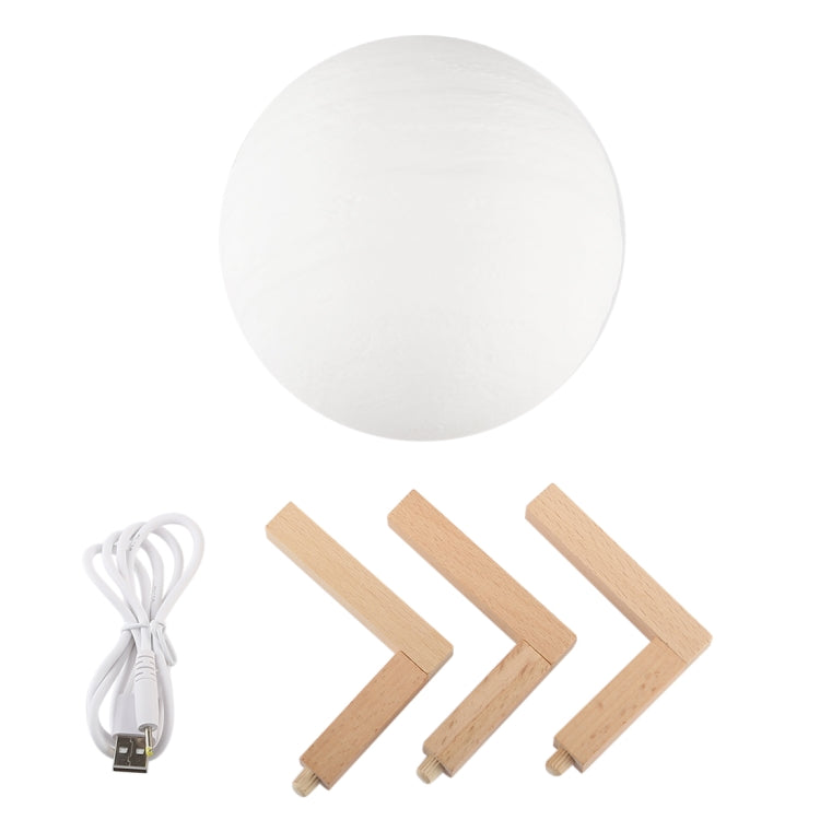 การชาร์จ USB ไฟกลางคืน LED ประหยัดพลังงาน 2 สีพร้อมฐานยึดไม้, Touch Control 2-Color(15cm)
