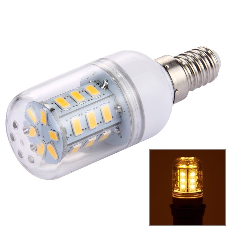 E14 2.5W 24 LEDs หลอดไฟ LED ข้าวโพด LED SMD 5730, AC 110-220V, AC 110-220V