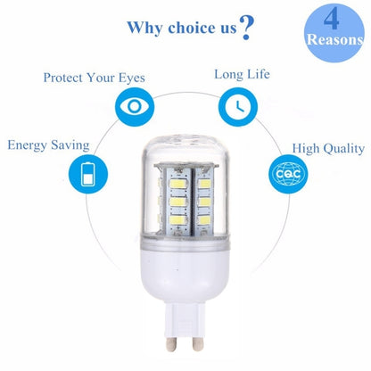 G9 2.5W 24 LEDs หลอดไฟ LED ข้าวโพด LED SMD 5730, AC 110-220V, AC 110-220V